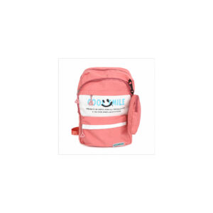 Mochila rosa chá com branco Clouds Love