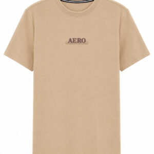 Camiseta bege Aero