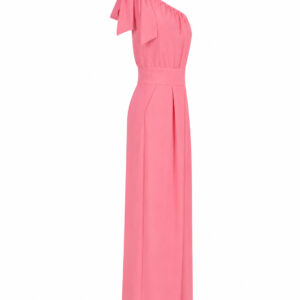 Vestido rosa bebê de alfaitaria