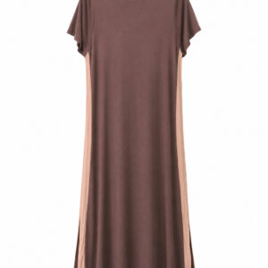 Vestido marrom mesclado Importada