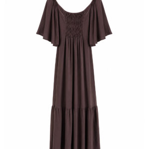 Vestido marrom café  Importada