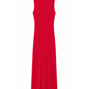 Vestido vermelho carmim (trançado) Maria Formosa