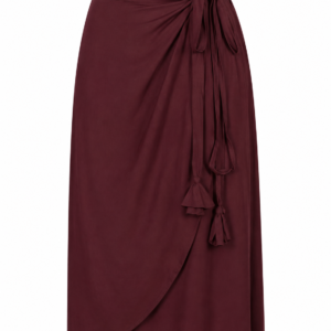 Vestido marrom (nula manga) Importada