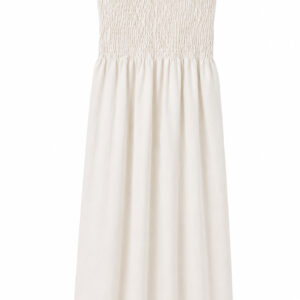 Vestido linho natural Lecimar