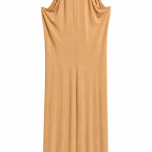 Vestido bege juta Lecimar