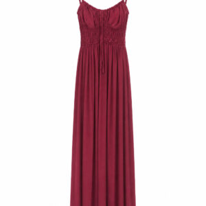 Vestido marsala de alça Importada