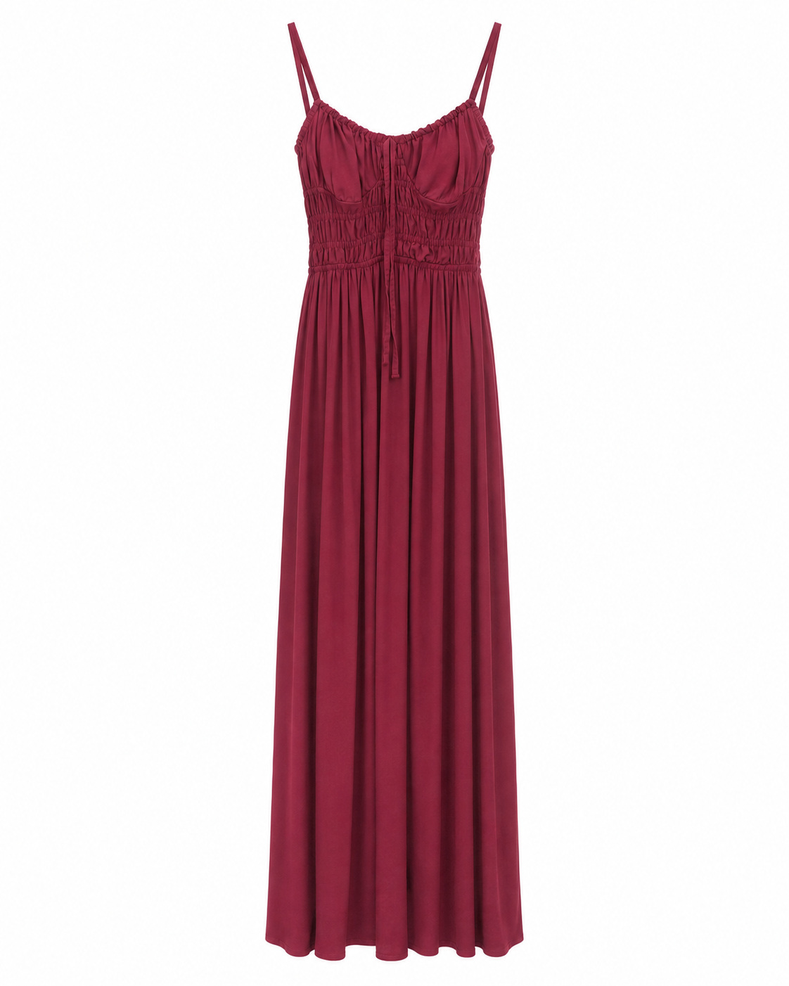 Vestido marsala de alça Importada