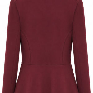Blusa blazer bordô aberto  Importada