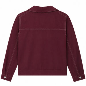 Blusa jaqueta truker bordô Importada