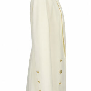 Blusa blazer longo off white Importada