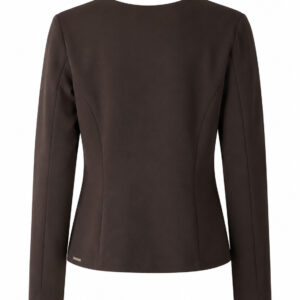Blusa blazer marrom chocolate aberto Cavallini