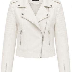 Blusa jaqueta biker off white  Importada
