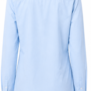 Blusa azul claro com bordado de rosas jeans Dyork