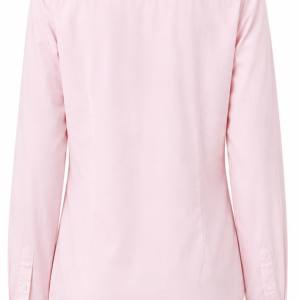 Blusa rosa claro com bordado floral social jeans  Dyork