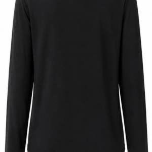 Blusa preto de gola alta básica Importada