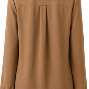 Blusa marrom caramelo social Importada