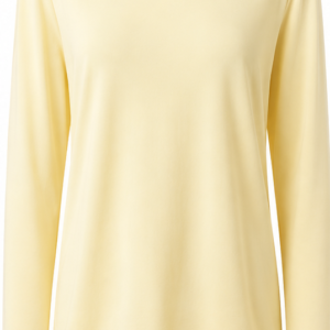 Blusa amarelo manteiga de manga longa FTtrend