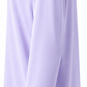 Blusa lilás claro (lavanda) de manga longa  FTtrend