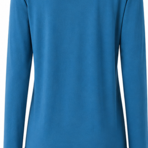 Blusa azul oceano de manga longa  Importada