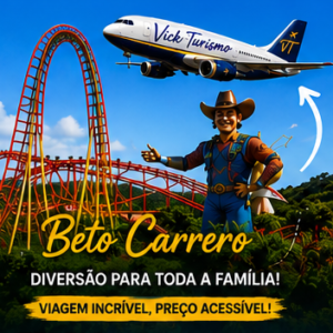 Passagem Áerea - Beto Carrero (saindo de São Paulo)
