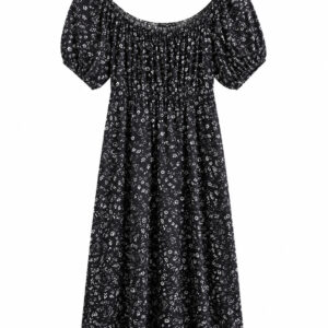 Vestido Importado com Mangas Bufantes