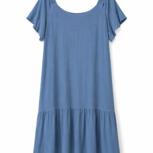 Vestido com Babado Inferior Importado