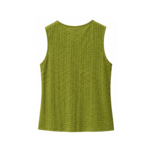 Blusa Colete Texturizado com Decote V