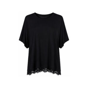 Blusa com Barra em Renda