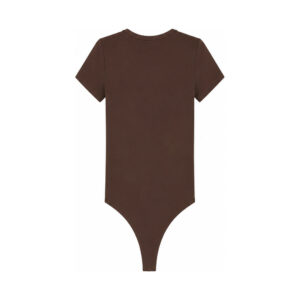 Blusa Body de Manga Curta com Gola Careca e Modelagem Justa