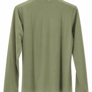 Blusa Ana Clara de Manga Longa com Gola Alta e Botões nos Ombros