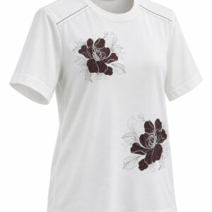 Blusa Antonia de Manga Curta com Estampa Floral