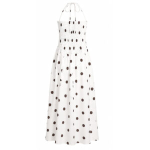 Vestido Branco De Poás Com Bojo