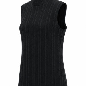Blusa Canelado com Gola Alta