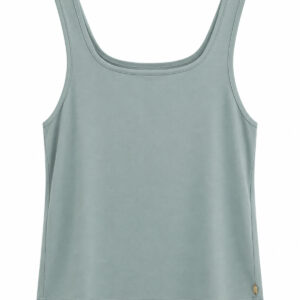 Blusa Regata com Decote Quadrado