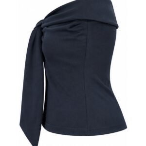 Blusa Evandra com Laço Frontal e Modelagem Soltinha