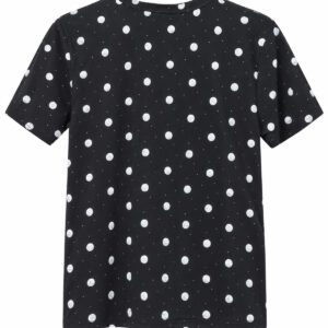 Blusa de Poá Estampada com Modelagem Confortável