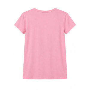 Blusa Rosa com Laço em Strass